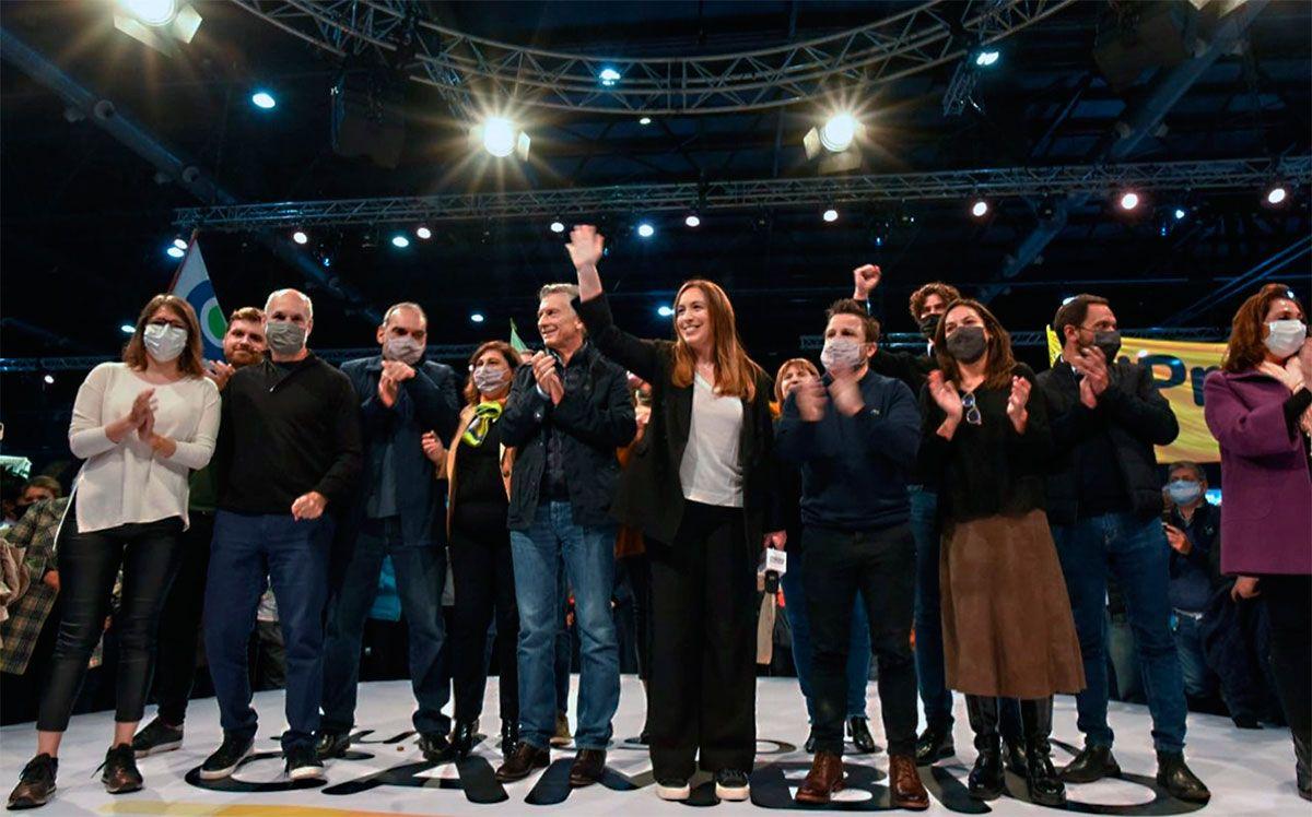 Vidal cerró su campaña, acompañada por Macri y Rodríguez Larreta 