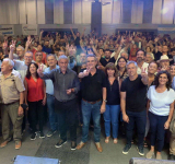 Elecciones 2023: Agustín Rossi pidió en Rosario “movilizar la militancia” 