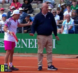 El enojo de Schwartzman por un fallo del umpire 