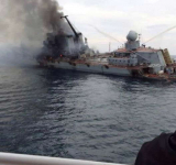 Aparecen las primeras imágenes del hundimiento del Moskva mientras Rusia silencia qué pasó en el buque 