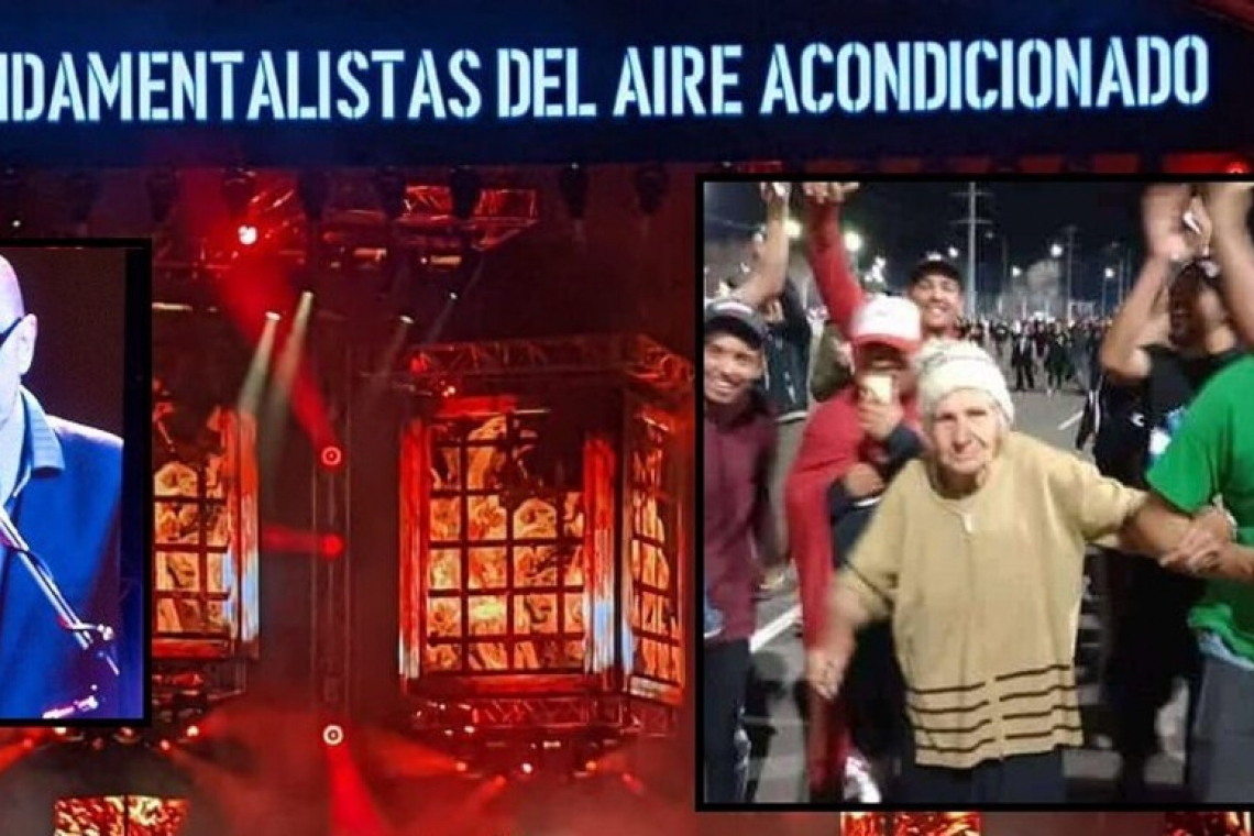 La historia detrás de la &quot;abuela ricotera&quot; que viajó a San Luis para ver el recital de Los Fundamentalistas del Aire Acondicionado 