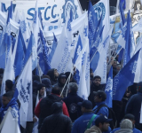 Paro nacional en marcha: la UOM comenzó el plan de lucha y movilizó a la sede de Techint 